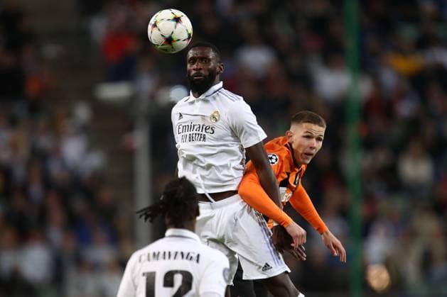 2022.10.11 Warszawa Pilka nozna Liga Mistrzow UEFA sezon 2022 2023 Szachtar Donieck - Real Madryt N z Antonio Rudiger Foto Piotr Matusewicz PressFocus 2022.10.11 Warszawa Football UEFA Champions League season 2022 2023 Shakhtar Donetsk - Real Madrid Antonio Rudiger Credit: Piotr Matusewicz PressFocus NEWSPIX.PL --- Newspix.pl  20221011_PF_PM226