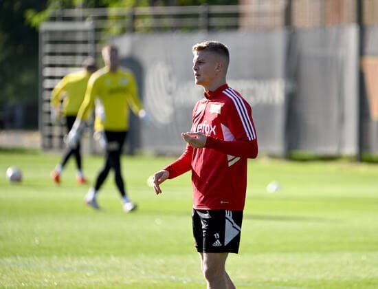 Fussball, Herren, Saison 2022 2023, Europa League, 1. FC Union Berlin, Abschlusstraining vor der Europa-League-Partie 1. FC Union Berlin - Malmö FF, im Bild: Andras Schäfer (1. FC Union), 12.10. 2022, Copyright: xMatthiasxKochx