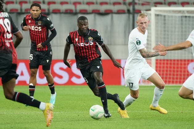 Nicolas Pepe (OGC Nice) FOOTBALL : OGC Nice vs Slovacko - europa conference league - Phase de groupe - Nice - 13 10 2022 NorbertScanella Panoramic 