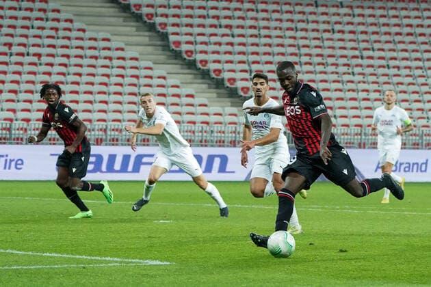 Khephren Thuram (OGC Nice) FOOTBALL : OGC Nice vs Slovacko - europa conference league - Phase de groupe - Nice - 13 10 2022 NorbertScanella Panoramic 