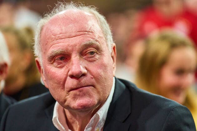 Sport Themen der Woche KW41 Sport Bilder des Tages Uli HOENESS (former FCB President ), Ehrenpräsident, at the annual general Meeting of FC BAYERN MÜNCHEN in Audi Dome Munich, Oct 15, 2022, Season 2022 2023,