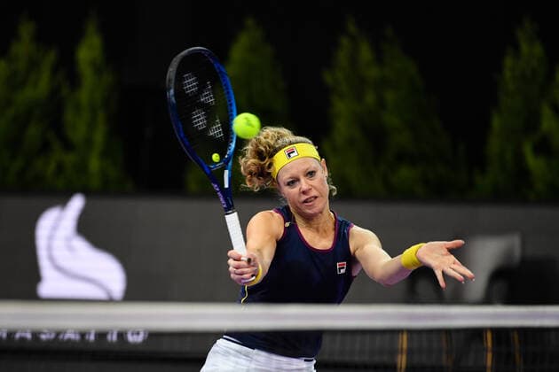Transylvania Open: WTA, Tennis Damen 250 Tennis Damen Tournament in Cluj-Napoca, BT Arena, 8-16 October 2022 Doubles Finals:Laura Siegemund, in action during WTA 250 Transylvania Open, held in BT Arena, Cluj Napoca 8-16 October 2022 Cluj-Napoca Cluj Copyright: xANCAxTEPEIx