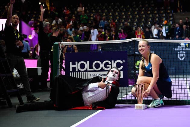 Transylvania Open 2022: Day 9 - Finals Anna Blinkova - winner of WTA, Tennis Damen 250 Transylvania Open, held in BT Arena, Cluj Napoca 8-16 October 2022 Cluj-Napoca Romania  Copyright: xFlaviuxBuboix originalFilename:buboi-notitle221016_npaiL.jpg