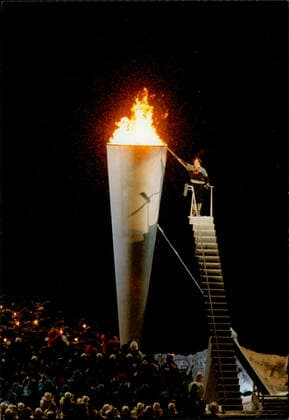 Lillehammer 1994-02-12 Invigningen av olympiska vinterspelen i Lillehammer, Norge Lillehammer Norge x50030x *** Lillehammer 1994 02 12 Opening of the Olympic Winter Games in Lillehammer, Norway Lillehammer Norway x50030x  Copyright: xAndersxWiklund TTx OS LILLEHAMMER 1994 INVIGNING