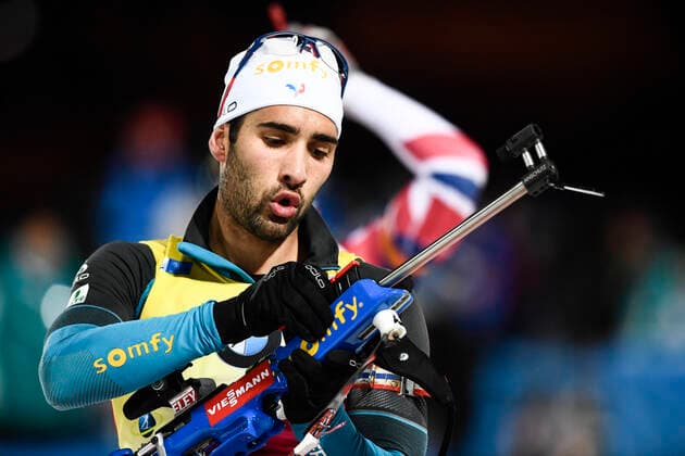 ÖSTERSUND 20171203 Martin Fourcade, Frankrike, vinner herrarnas 12,5 km jaktstart under världscupen i skidskytte i Östersund. ÖSTERSUND SVERIGE x10050x *** ÖSTERSUND 20171203 Martin Fourcade, France, wins the mens 12.5 km pursuit start during the Biathlon World Cup in Östersund ÖSTERSUND SWEDEN x10050x  Copyright: xPontusxLundahl TTx SKIDSKYTTE VC 2107 ÖSTERSUND