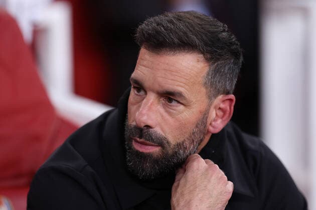 Arsenal v PSV Eindhoven 20 October 2022, London - Europa League Group Stage - Arsenal v PSV Eindhoven - PSV Eindhoven manager Ruud van Nistelrooy - Photo: Jacques Feeney Offside. London UK Copyright: xJacquesxFeeneyx xOffsidexOffside