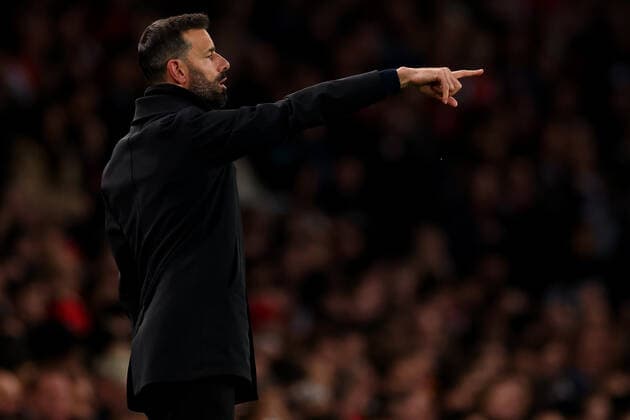 20th October 2022; Emirates Stadium, London, England; Europa League Football, Arsenal versus PSV Eindhoven; PSV Eindhoven Manager Ruud van Nistelrooy  ActionPlus12437998 ShaunxBrooks