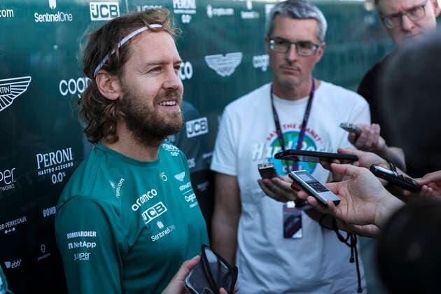 5 Sebastian Vettel (DEU, Aston Martin Aramco Cognizant F1 Team), F1 Grand Prix of USA at Circuit of The Americas on October 20, 2022 in Austin, United States of America. (Photo by HOCH ZWEI) Austin United States of America