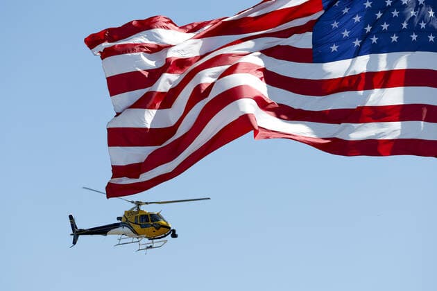 Flag usa illustration during the Formula 1 Aramco United States Grand Prix 2022, 19th round of the 2022 FIA Formula One World Championship, WM, Weltmeisterschaft from October 21 to 23, 2022 on the Circuit of the Americas, in Austin, Texas - F1 - UNITED STATES GRAND PRIX 2022 DPPI Panoramic  F12022GP19TEX_JK160960