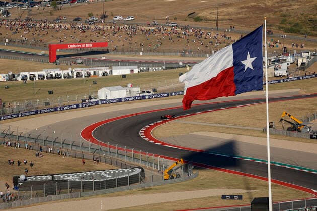 55 Carlos Sainz (ESP, Scuderia Ferrari), F1 Grand Prix of USA at Circuit of The Americas on October 21, 2022 in Austin, United States of America. (Photo by HOCH ZWEI) Austin United States of America