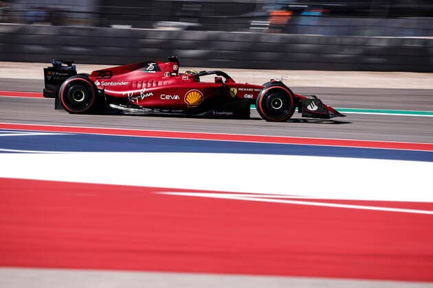 39 Robert Shwartzman (RUS, Scuderia Ferrari), F1 Grand Prix of USA at Circuit of The Americas on October 21, 2022 in Austin, United States of America. (Photo by HOCH ZWEI) Austin United States of America