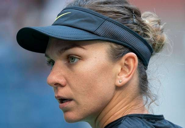 October 21, 2022, Flushing Meadows, New York, USA: Simona Halep suspended after failed US Open drug test for a substance called Roxadustat. FILE PHOTO: Simona Halep during her match against Taylor Townsend on Day 4 of the 2019 US Open at USTA Billie Jean King National Tennis Center on Thursday August 29, 2019 in the Flushing neighborhood of the Queens borough of New York City. Taylor Townsend defeats Simona Halep, 2-6, 6-3, 7-6(7-4). PI Flushing Meadows USA - ZUMAp124 20221021_zaa_p124_006 Copyright: xJAVIERxROJASx