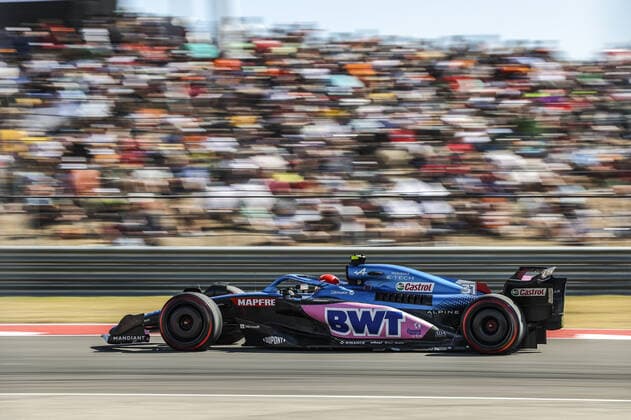 31 OCON Esteban (fra), Alpine F1 Team A522, action during the Formula 1 Aramco United States Grand Prix 2022, 19th round of the 2022 FIA Formula One World Championship, WM, Weltmeisterschaft from October 21 to 23, 2022 on the Circuit of the Americas, in Austin, Texas - F1 - UNITED STATES GRAND PRIX 2022 DPPI Panoramic  20221022_G00D6872