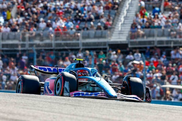 31 Esteban Ocon (FRA, BWT Alpine F1 Team), F1 Grand Prix of USA at Circuit of The Americas on October 22, 2022 in Austin, United States of America. (Photo by HOCH ZWEI) Austin United States of America