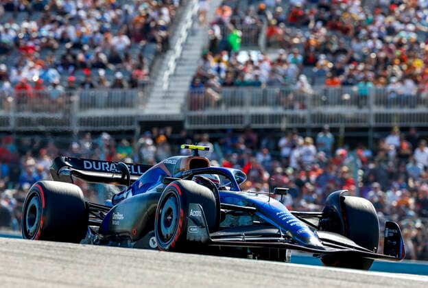 6 Nicholas Latifi (CAN, Williams Racing), F1 Grand Prix of USA at Circuit of The Americas on October 22, 2022 in Austin, United States of America. (Photo by HOCH ZWEI) Austin United States of America
