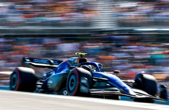 6 Nicholas Latifi (CAN, Williams Racing), F1 Grand Prix of USA at Circuit of The Americas on October 22, 2022 in Austin, United States of America. (Photo by HOCH ZWEI) Austin United States of America