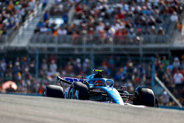 31 Esteban Ocon (FRA, BWT Alpine F1 Team), F1 Grand Prix of USA at Circuit of The Americas on October 22, 2022 in Austin, United States of America. (Photo by HOCH ZWEI) Austin United States of America