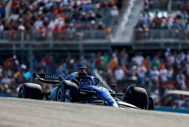 23 Alexander Albon (THA, Williams Racing), F1 Grand Prix of USA at Circuit of The Americas on October 22, 2022 in Austin, United States of America. (Photo by HOCH ZWEI) Austin United States of America