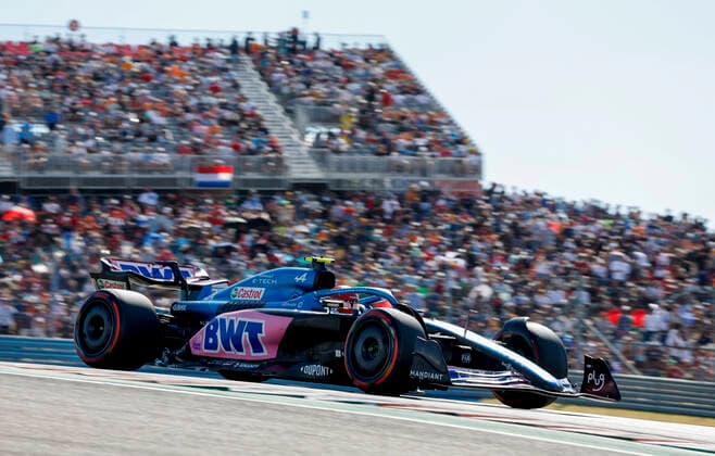 31 Esteban Ocon (FRA, BWT Alpine F1 Team), F1 Grand Prix of USA at Circuit of The Americas on October 22, 2022 in Austin, United States of America. (Photo by HOCH ZWEI) Austin United States of America