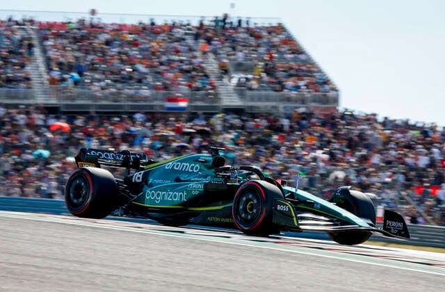 18 Lance Stroll (CAN, Aston Martin Aramco Cognizant F1 Team), F1 Grand Prix of USA at Circuit of The Americas on October 22, 2022 in Austin, United States of America. (Photo by HOCH ZWEI) Austin United States of America