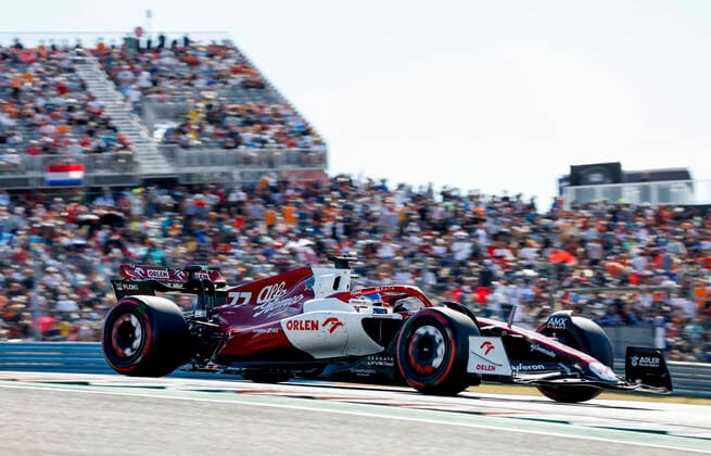 77 Valtteri Bottas (FIN, Alfa Romeo F1 Team ORLEN), F1 Grand Prix of USA at Circuit of The Americas on October 22, 2022 in Austin, United States of America. (Photo by HOCH ZWEI) Austin United States of America