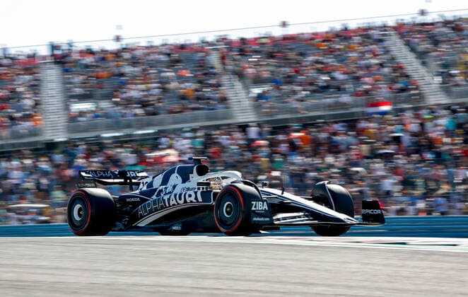 10 Pierre Gasly (FRA, Scuderia AlphaTauri), F1 Grand Prix of USA at Circuit of The Americas on October 22, 2022 in Austin, United States of America. (Photo by HOCH ZWEI) Austin United States of America