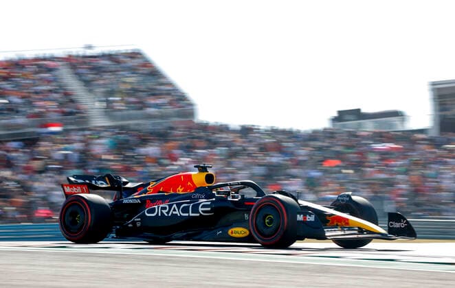 1 Max Verstappen (NLD, Oracle Red Bull Racing), F1 Grand Prix of USA at Circuit of The Americas on October 22, 2022 in Austin, United States of America. (Photo by HOCH ZWEI) Austin United States of America