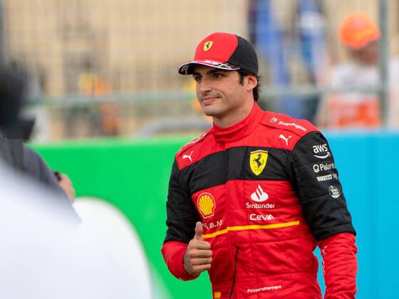 Carlos Sainz Junior (ESP, Scuderia Ferrari 55) jubelt ueber die Pole Position im Qualifying, USA, Formel 1 Grand Prix der USA, Circuit of the Americas Austin, Qualifying, 22.10.2022 USA, Formel 1 Grand Prix der USA, Circuit of the Americas Austin, Qualifying, 22.10.2022 Austin Copyright: xEibner Memmlerx EP_MMR