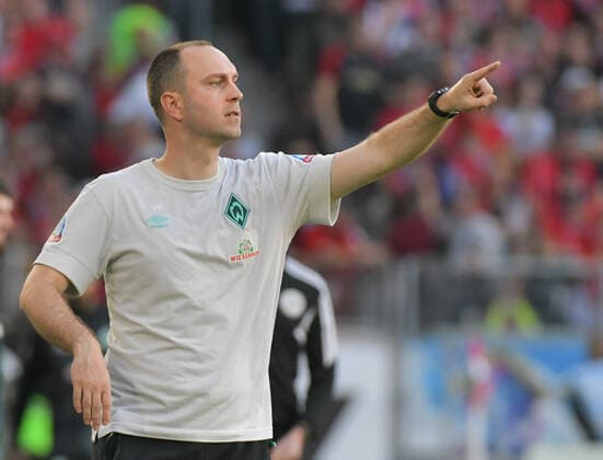 22.10.2022, xblx, Fussball 1.Bundesliga, SC Freiburg - Werder Bremen emspor, v.l. Trainer Ole Werner (SV Werder Bremen) (DFL DFB REGULATIONS PROHIBIT ANY USE OF PHOTOGRAPHS as IMAGE SEQUENCES and or QUASI-VIDEO) Freiburg