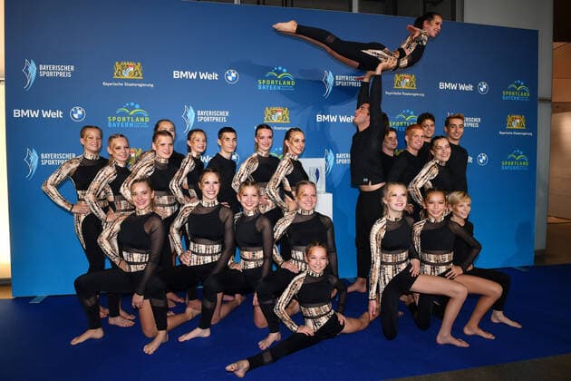 Showact Verleihung des Bayerischen Sportpreis 2022 Ehrung, Auszeichnung, Preis BMW Welt München 22. Oktober 2022