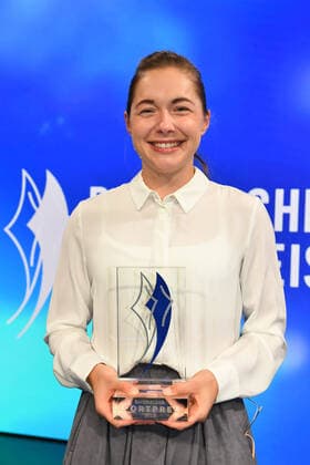 Gina Lückenkemper Verleihung des Bayerischen Sportpreis 2022 Ehrung, Auszeichnung, Preis BMW Welt München 22. Oktober 2022