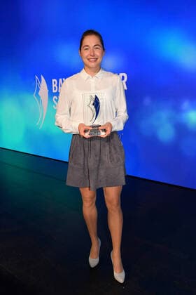 Gina Lückenkemper Verleihung des Bayerischen Sportpreis 2022 Ehrung, Auszeichnung, Preis BMW Welt München 22. Oktober 2022