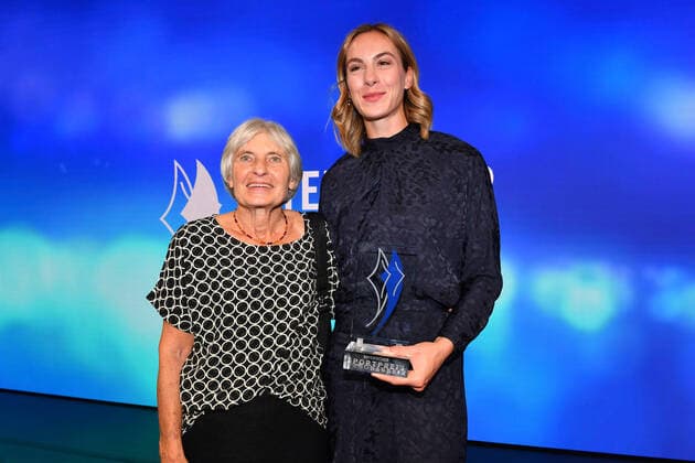 Christiane Krause und Alexandra Burghardt Verleihung des Bayerischen Sportpreis 2022 Ehrung, Auszeichnung, Preis BMW Welt München 22. Oktober 2022