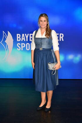 Natalie Geisenberger Verleihung des Bayerischen Sportpreis 2022 Ehrung, Auszeichnung, Preis BMW Welt München 22. Oktober 2022