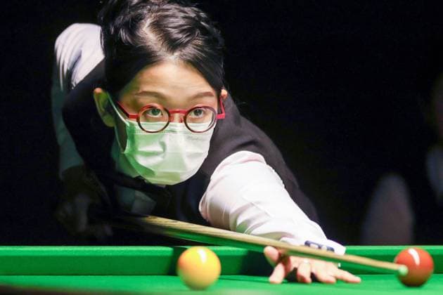 Sport Themen der Woche KW42 Sport Bilder des Tages Snooker Scottish Open Women World Snooker Tour On Yee Ng during her last 16 match against Jasmine Bolsover at the Womens Scottish Open 2022 The Q Club, Glasgow, Scotland on 23 October 2022. Glasgow The Q Club Scotland Editorial use only , Copyright: xColinxPoultneyx PSI-16191-0018