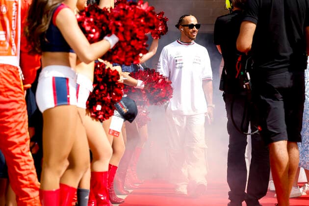 Sport Bilder des Tages 44 Lewis Hamilton (GBR, Mercedes-AMG Petronas F1 Team), F1 Grand Prix of USA at Circuit of The Americas on October 23, 2022 in Austin, United States of America. (Photo by HOCH ZWEI) Austin United States of America