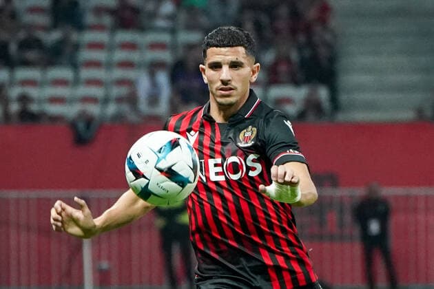 Youcef Atal (OGC Nice) FOOTBALL : OGC Nice vs FC Nantes - Ligue 1 Uber Eats - Nice - 23 10 2022 NorbertScanella Panoramic 