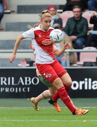 Myrthe Moorrees (Köln), 1. FC Köln - SV Werder Bremen, Flyeralarm Frauen Bundesliga, 5. Spieltag, Köln, Deutschland, 23.10.2022,