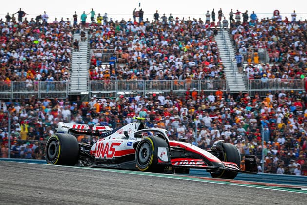 47 Mick Schumacher (DEU, Haas F1 Team), F1 Grand Prix of USA at Circuit of The Americas on October 23, 2022 in Austin, United States of America. (Photo by HOCH ZWEI) Austin United States of America