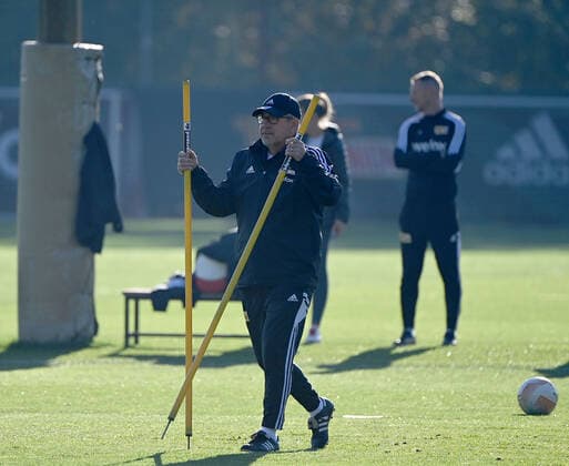 Fussball, Herren, Saison 2022 2023, Europa League, 1. FC Union Berlin, Training vor der Europa-League-Partie 1. FC Union Berlin - SC Sporting Braga, im Bild: Trainer Urs Fischer (1. FC Union), 26.10. 2022, Copyright: xMatthiasxKochx