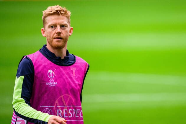 221026 Anders Christiansen during a training session with Malmö FF on October 26, 2022 in Malmö. Photo: Ludvig Thunman BILDBYRAN kod LT LT0431 fotboll football soccer fotball uefa europa league träning practice training malmö ff bbeng Copyright: LUDVIGxTHUNMAN BB221026LT035