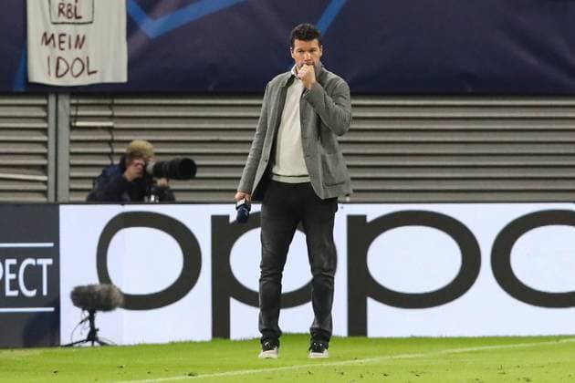Michael Ballack - Champions League Vorrunde Gruppe F Saison 2022-2023 RB Leipzig vs. Real Madrid in der Red Bull Arena in Leipzig - Fussball,Deutschland,Mann,Männer,25.10.2022 *** Michael Ballack Champions League Preliminary Round Group F Season 2022 2023 RB Leipzig vs Real Madrid at the Red Bull Arena in Leipzig Football,Germany,man,men,25 10 2022