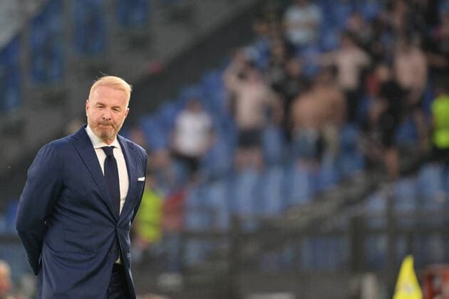 Foto Alfredo Falcone LaPresse 27 Ottobre 2022 - Roma, Italia - calcio - Lazio - Midtjylland - Europa League 2022 2023 - Stadio Olimpico. Nella foto: Igli Tare Foto Alfredo Falcone LaPresse October 27, 2022 Rome, Italy - sport, soccer - Lazio - Midtjylland - Europe League 2022 2023 - Olimpic Stadium. In the pic: Igli Tare  Copyright: xAlfredoxFalcone LaPressex