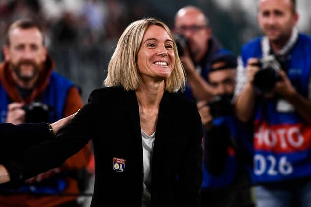 Foto Fabio Ferrari LaPresse 27 Ottobre 2022 - Torino, Italia - calcio - Juventus Women vs Olympique Lyonnais - Women s Champions League - Fase a Gironi - Gruppo C -2 6-Juventus Stadium. Nella foto:-Sonia Bompastor(Olympique Lyonnais Women); October 27, 2022 Turin, Italy - sport, calcio - Juventus Women vs Olympique Lyonnais - Women s Champions League - Group stage - Group C -2 6-Juventus Stadium. In the pic: Sonia Bompastor(Olympique Lyonnais Women);  Copyright: xFabioxFerrari LaPressex