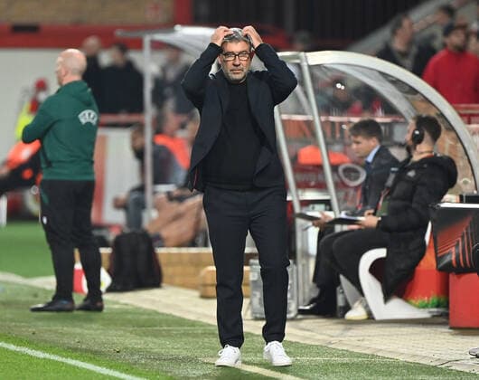 Fussball, Herren, Saison 2022 2023, Europa League (Gruppe D, 5. Spieltag) 1. FC Union Berlin - SC Sporting Braga, Trainer Urs Fischer (1. FC Union), 27.10. 2022, Copyright: xMatthiasxKochx
