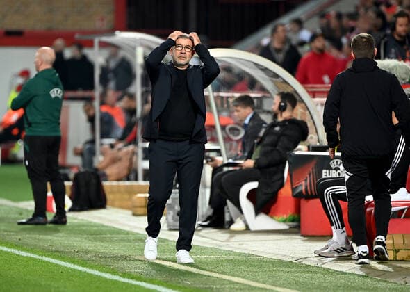 Fussball, Herren, Saison 2022 2023, Europa League (Gruppe D, 5. Spieltag) 1. FC Union Berlin - SC Sporting Braga, Trainer Urs Fischer (1. FC Union), 27.10. 2022, Copyright: xMatthiasxKochx