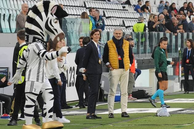 IPP20221027 Football - soccer: UEFA Women s Champions League 2022 2023, Juventus F.C - Olympique Lyonnais, Maurizio Arrivabene amministratore delegato della Juventus (Verwendung nur in Deutschland - GERMANY ONLY) *** IPP20221027 Football soccer UEFA Women s Champions League 2022 2023, Juventus F C Olympique Lyonnais, Maurizio Arrivabene amministratore delegato della Juventus Use only in Germany GERMANY ONLY 