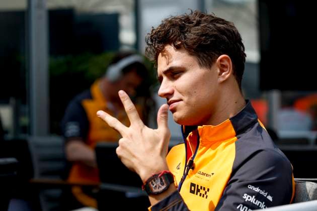4 Lando Norris (GBR, McLaren F1 Team), F1 Grand Prix of Mexico at Autodromo Hermanos Rodriguez on October 27, 2022 in Mexico City, Mexico. (Photo by HOCH ZWEI) Mexico City Mexico