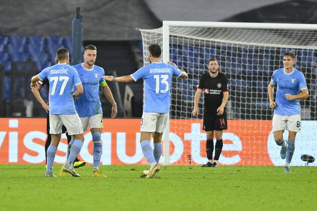 Sergej Milinkovic-Savic of S.S. LAZIO during the fifth day of UEFA Europa League Group F match between S.S. Lazio and FC Midtjylland at Olimpico Stadium on October 27, 2022 in Rome, Italy.  Copyright: xDomenicoxCippitellix xipa-agencyx xLivexMediax 0