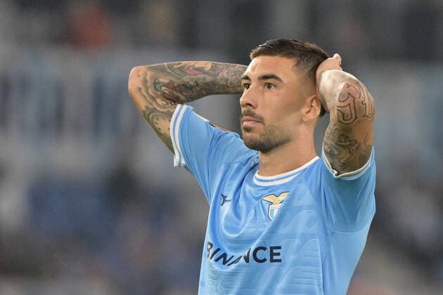 Sport Bilder des Tages Foto Alfredo Falcone LaPresse 27 Ottobre 2022 - Roma, Italia - calcio - Lazio - Midtjylland - Europa League 2022 2023 - Stadio Olimpico. Nella foto: Mattia Zaccagni (SS Lazio) Foto Alfredo Falcone LaPresse October 27, 2022 Rome, Italy - sport, soccer - Lazio - Midtjylland - Europe League 2022 2023 - Olimpic Stadium. In the pic: Mattia Zaccagni (SS Lazio)  Copyright: xAlfredoxFalcone LaPressex